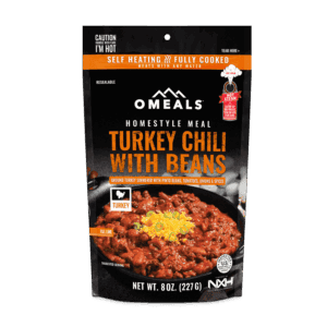 OMEALS Turkey Chili with Beans MRE Ready-to-Eat Meal
