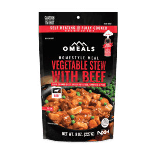 OMEALS Vegetable Stew with Beef MRE Ready-to-Eat Meal