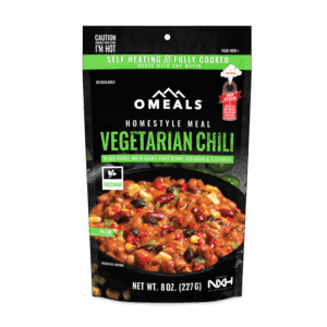 OMEALS Vegetarian Chili MRE Ready-to-Eat Meal