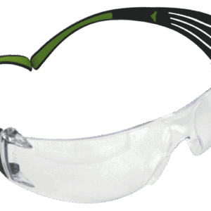 Peltor SF400PC8 Sport SecureFit 400 Adult Wraparound - Clear Lens Polycarbonate Black Frame