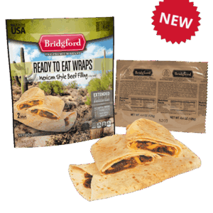Bridgford Mexican Style Beef Ready-to-Eat Wraps (2-Pack)