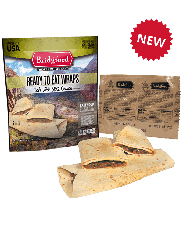 Bridgford Pork with BBQ Sauce Ready-to-Eat Wraps (2-Pack)