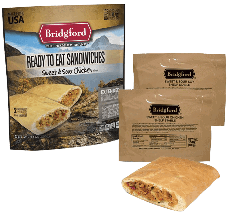 Bridgford Sweet & Sour Chicken Ready-to-Eat Sandwiches (2-Pack)