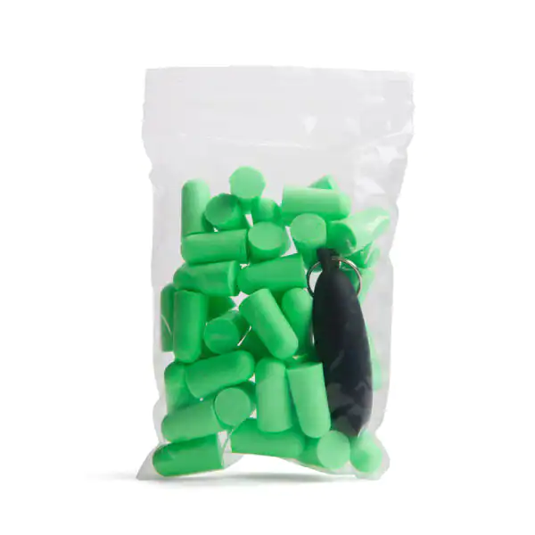 Axil Foam Ear Plugs- 20 Pair Travel Pack - Image 2