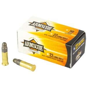 Armscor Ammo, 22 LR, 40Gr, Solid Point, Standard Velocity