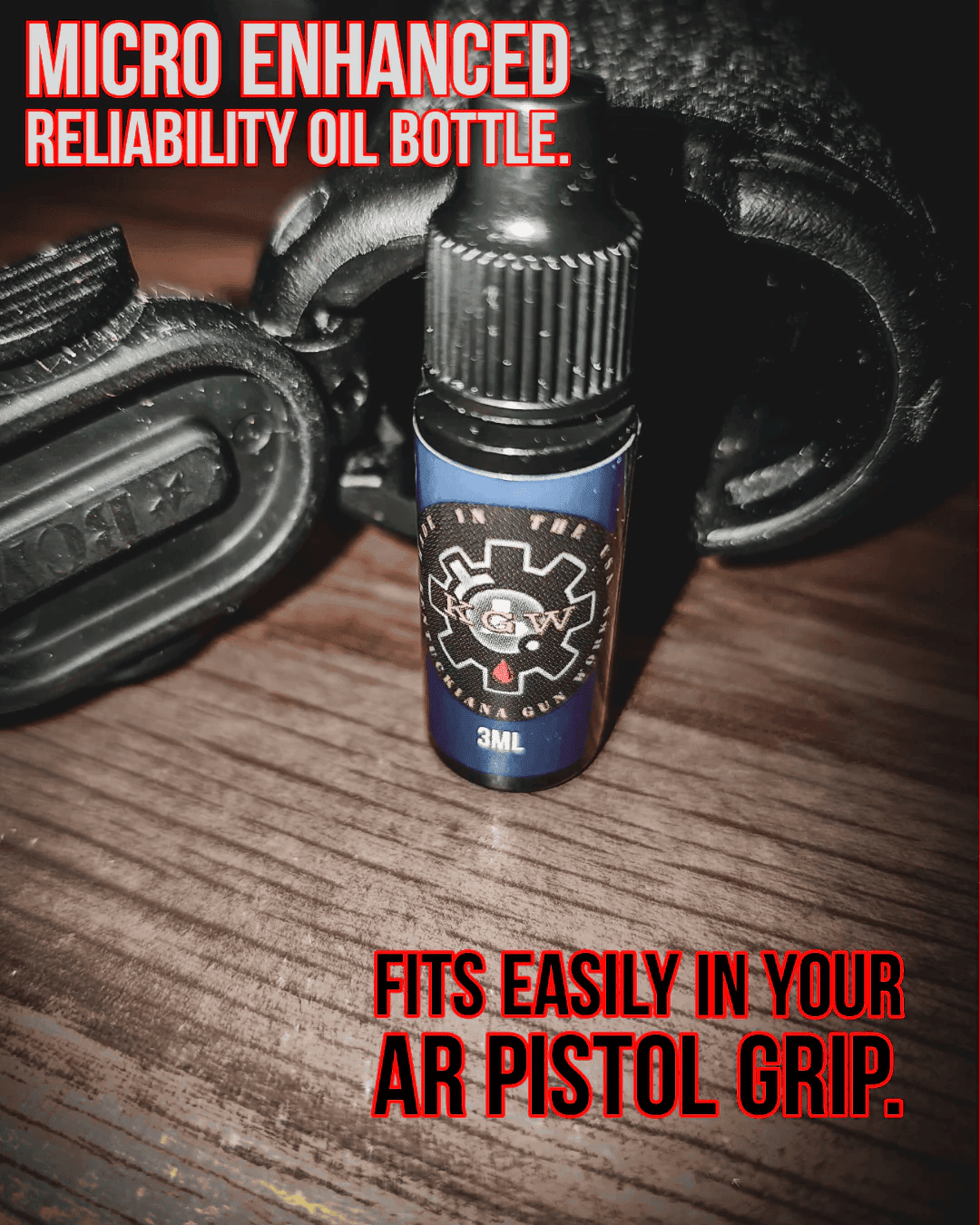 Kentuckiana Gun Works Enhanced Reliability Oil Micro Bottle