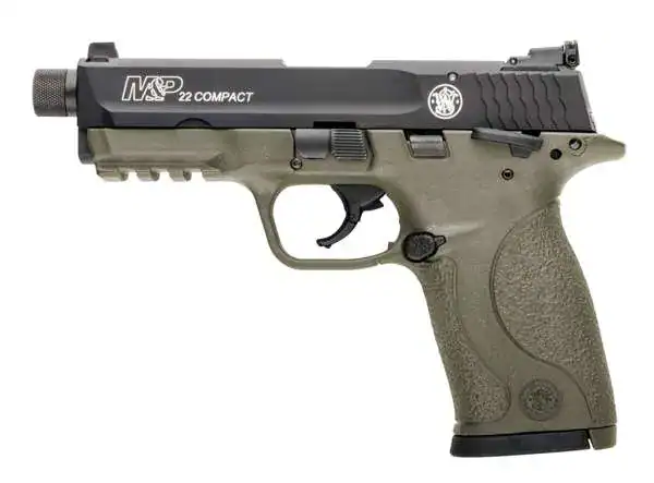 SMITH & WESSON M&P 22 COMPACT 22LR 3.6" PSTL FDE TB 10RD - Image 3