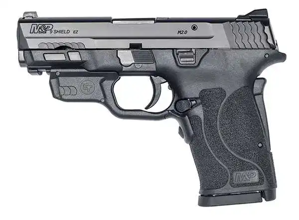 SMITH & WESSON M&P 9 SHIELD EZ M2.0 3.675" CT RD LSRGD NTS 8RD TLCI SAO