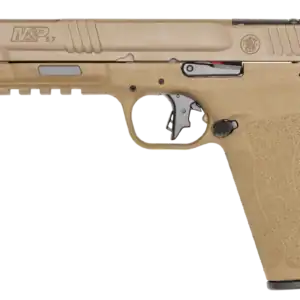 SMITH & WESSON M&P 5.7 PSTL FDE O.R. 5" THREADED BBL, 2-22RD MAGS