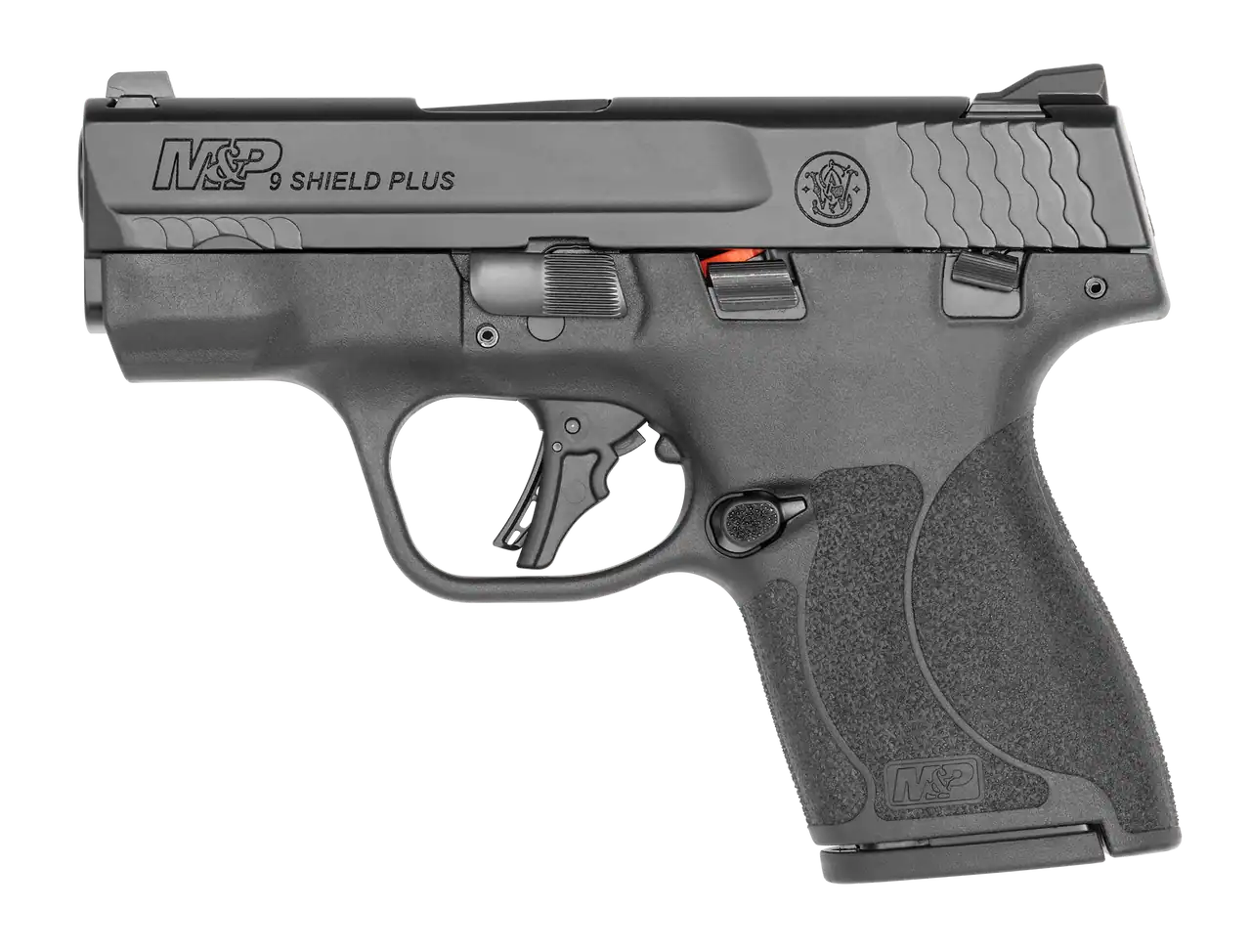 SMITH & WESSON M&P 9 SHIELD PLUS T.S. BLK 9MM 3.1" 2-10RD COMPLIANT