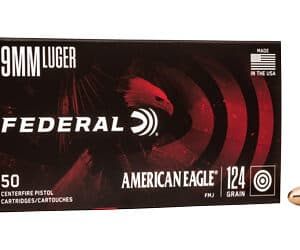 FED AM EAGLE 9MM 124GR FMJ 50/1000