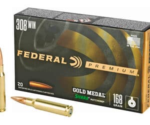 FED GOLD MDL 308WN 168GR BTHP 20/200