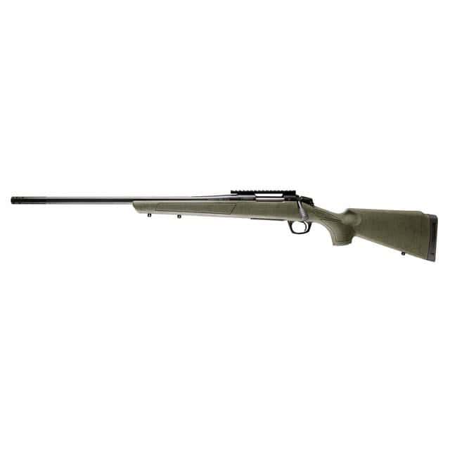 CVA Cascade XT left Hand Rifle .308 Win 4rd Capacity 22" Threaded Cerakote Black Barrel OD Green/Black Web Stock Pic Rail