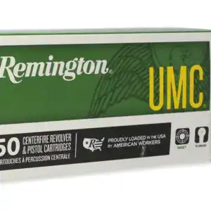 REMINGTON 40 S&W 180GR FMJ UMC 50 RND PK 50 RD/BX 10 BX/CS