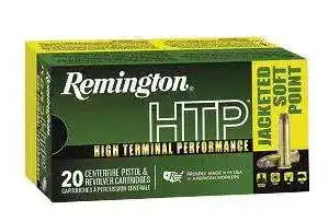 REMINGTON 44 REM MAGNUM 240GR JSP HTP HTP 20 RND BX 20 RD/BX 25 BX/CS