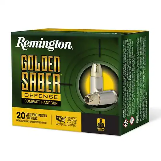REMINGTON 40 S&W 165GR BJHP GOLDEN SABER DEFENSE 20 RD/BX 25 BX/CS - Image 2