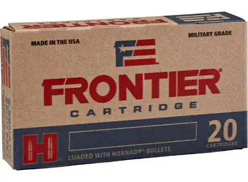 HORNADY FRONTIER 5.56NATO 62GR FMJ 20RD BX 500RD CASE - Image 4