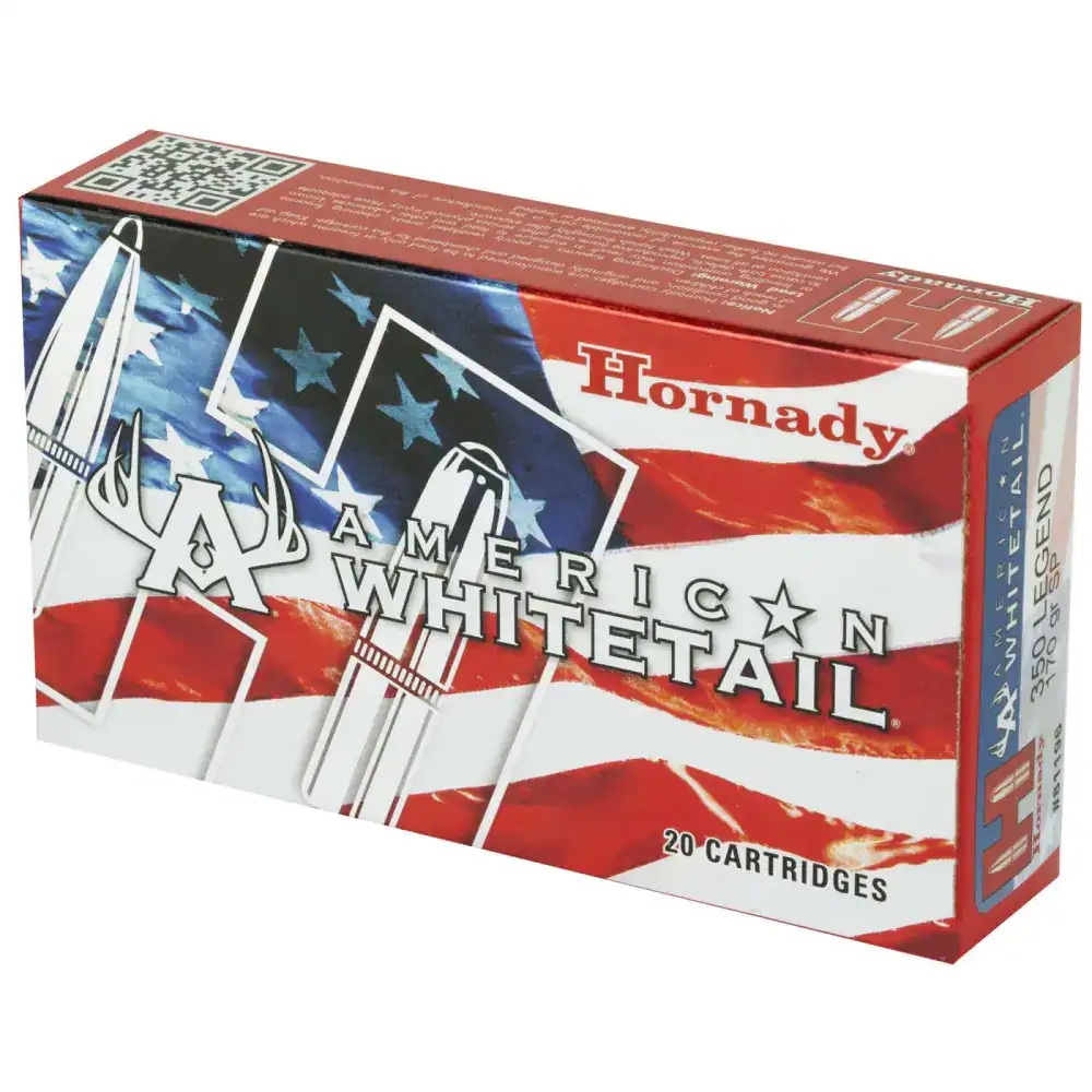 HORNADY AW 350LEGEND 170GR SP INTRLOCK 20RD BX 200RD CASE - Image 2