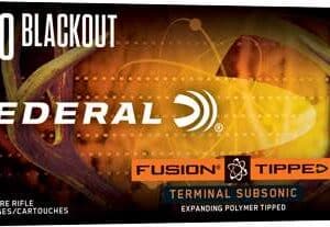 FEDERAL 300 BLK 190GR FUSION SUBSONIC EXPANDING 20 RD/BX 10 BX/CS