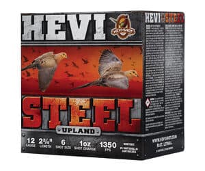 HEVI STL UPLND 12GA 2.75" #6 25/250