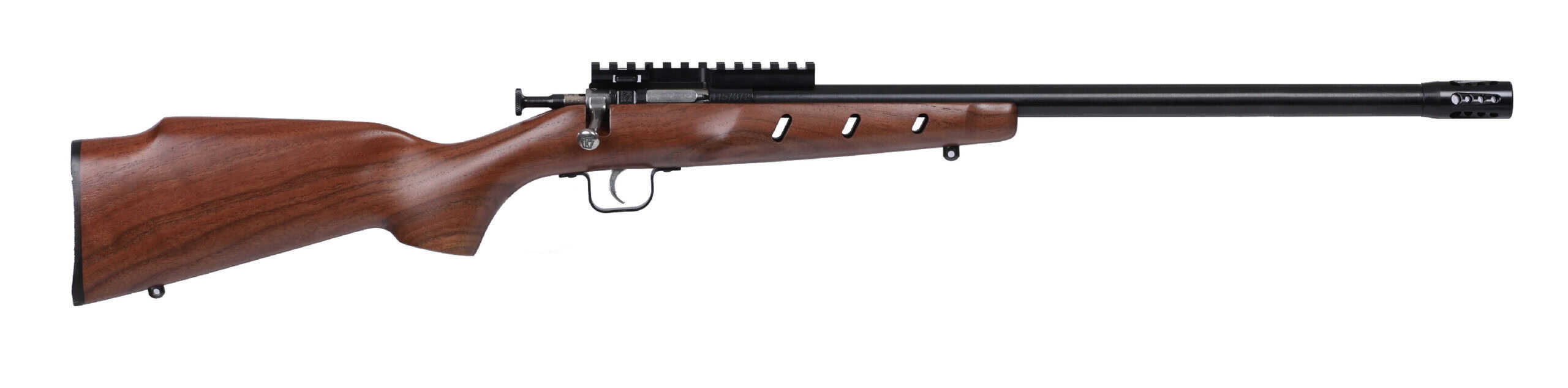 KEYSTONE SPORTING ARMS CRICKETT 22LR BL/WD HEAVY BBL
