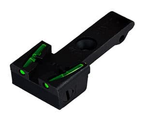 HIVIZ ADJ REAR SIGHT RUG RVLVR GR/RD