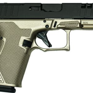 GLFA 19 STRIKER 9MM 4" 15 SHOT - BLACK SLIDE PLATINUM FRAME