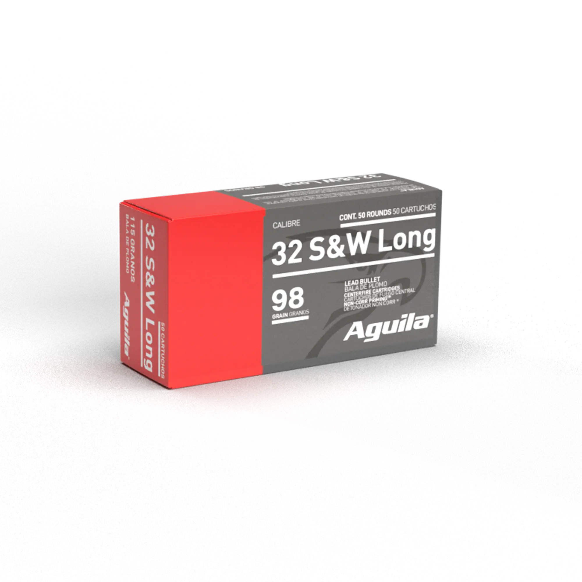 AGUILA 32 S&W LNG FMJ 98GR 50RD BOX 20 BXS PER CS