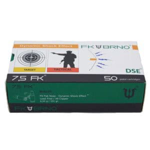 IFG F9 Copper Handgun Ammunition 7.5 FK 101gr LF 1950 fps 50/ct