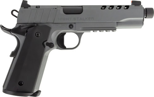 TISAS 1911 NIGHT STALKER 45ACP - 5" THREADED BBL 8RD BLACK/GRY - Image 2