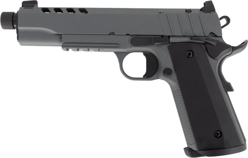 TISAS 1911 NIGHT STALKER 45ACP - 5" THREADED BBL 8RD BLACK/GRY - Image 3