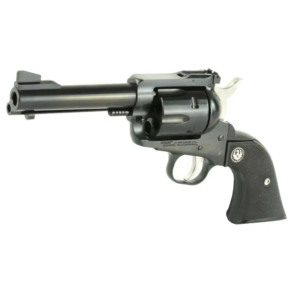 RUGER NEW MODEL BLACKHAWK REV 41 REM MAG 4.6" BLK GRP BLUED - Image 2