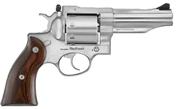 RUGER RDHWK 357MAG REV 4.2" STS WD GRP FXD SIGHT - Image 3