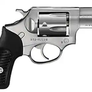 RUGER SP101 38SPL+P REV 2.25" STS BLK RBR GRP FXD SIGHTS