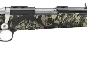 RUGER 77/44 44 MAG BOLT RIFLE, 16.6" BLUED T.B. BBL, KRYPTEK NOX CAMO, 4RD
