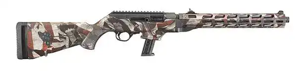 RUG PC CARB 9MM AM FLAG RFL 16.1" THRD FLTD W/HG 17RD - Image 2