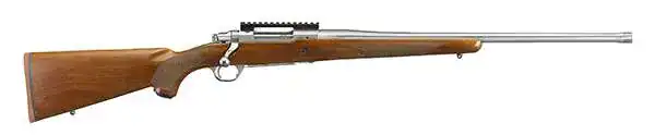 RUGER HAWKEYE HUNTER 6.5PRC BOLT RFL 22" STS THRDED BBL, AMERICAN WALNUT STOCK 3RD - Image 3