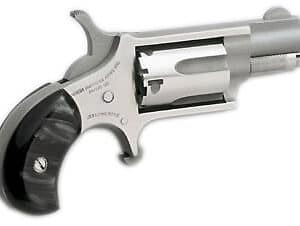 NORTH AMERICAN ARMS MINI 22LR REV 1-1/8 SS BLK PRL