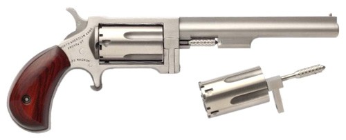 NAA SIDEWINDER 22LR/22WMR 4" - SWINGOUT CYLINDER S/S MAT WOO