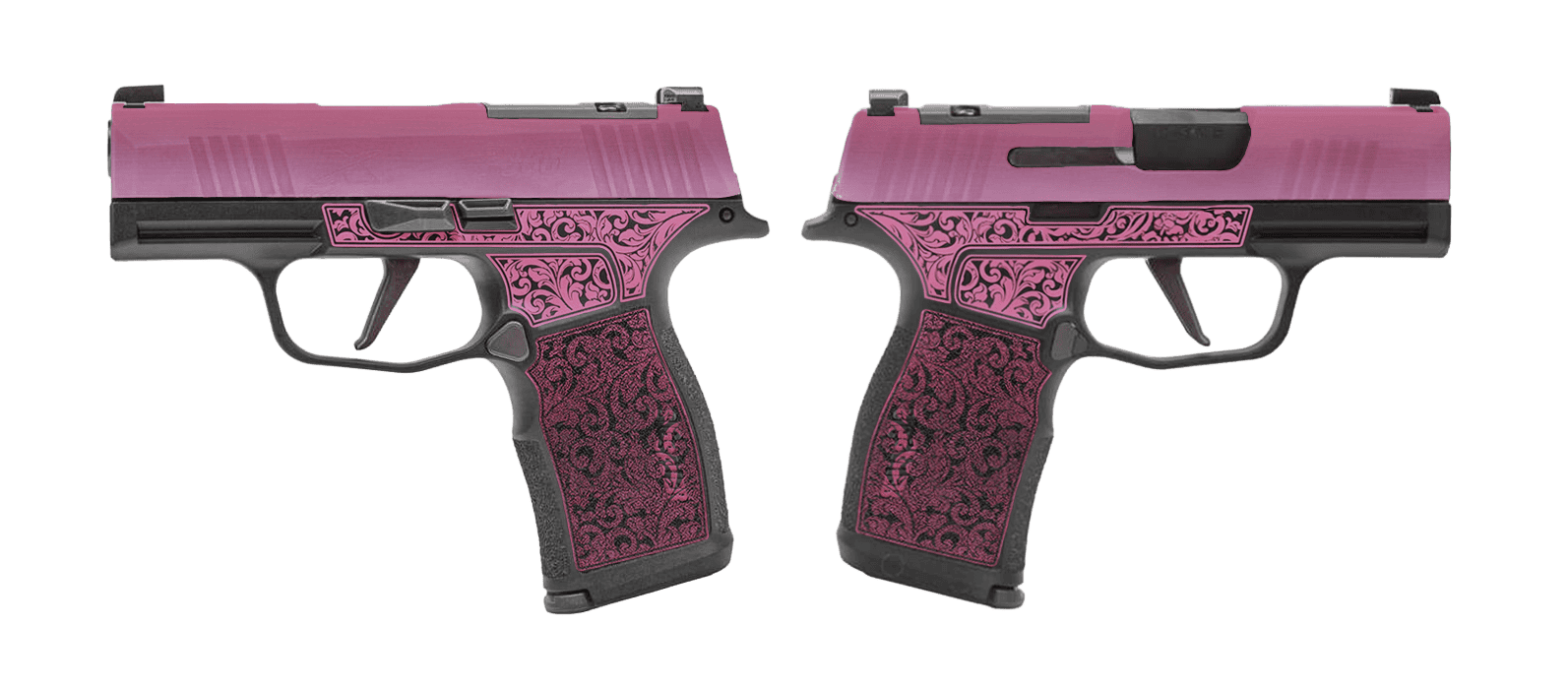 SIG SAUER P365X LADY BUG 9MM PSTL 3.1" BBL 2-12RD MAGS, OPTC PLTE COVER