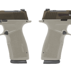 SIG SAUER P365 X-MACRO 9MM PSTL 3.7" 2-17RD OR 2 TONE BRONZE/TAN