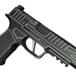 SIG SAUER P365 FUSE 9MM 4.3" BLACK/LIME GREEN OUTLINE O.R. 1-17RD, 2-21RD