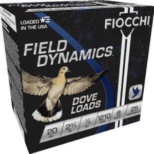 FIOCCHI 20G 2-3/4" 7/8OZ 8SHT G&T 25/250RDS