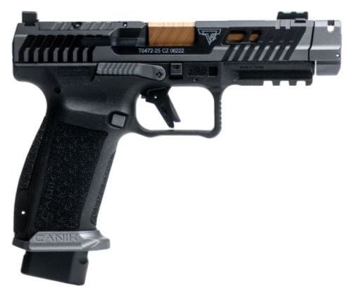 CANIK TTI COMBAT 9MM 4.6" BBL - OR FS 2-18RD MAGS COMBAT SMOKE