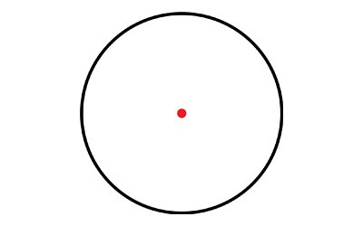TRUGLO OPEN RED DOT DUAL COLOR BLACK - Image 3