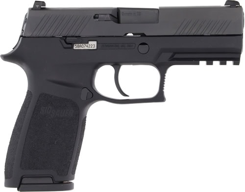 USED SIG P320 CARRY 9MM 3.9" - (3)17RD NEW BADGED WARREN PD