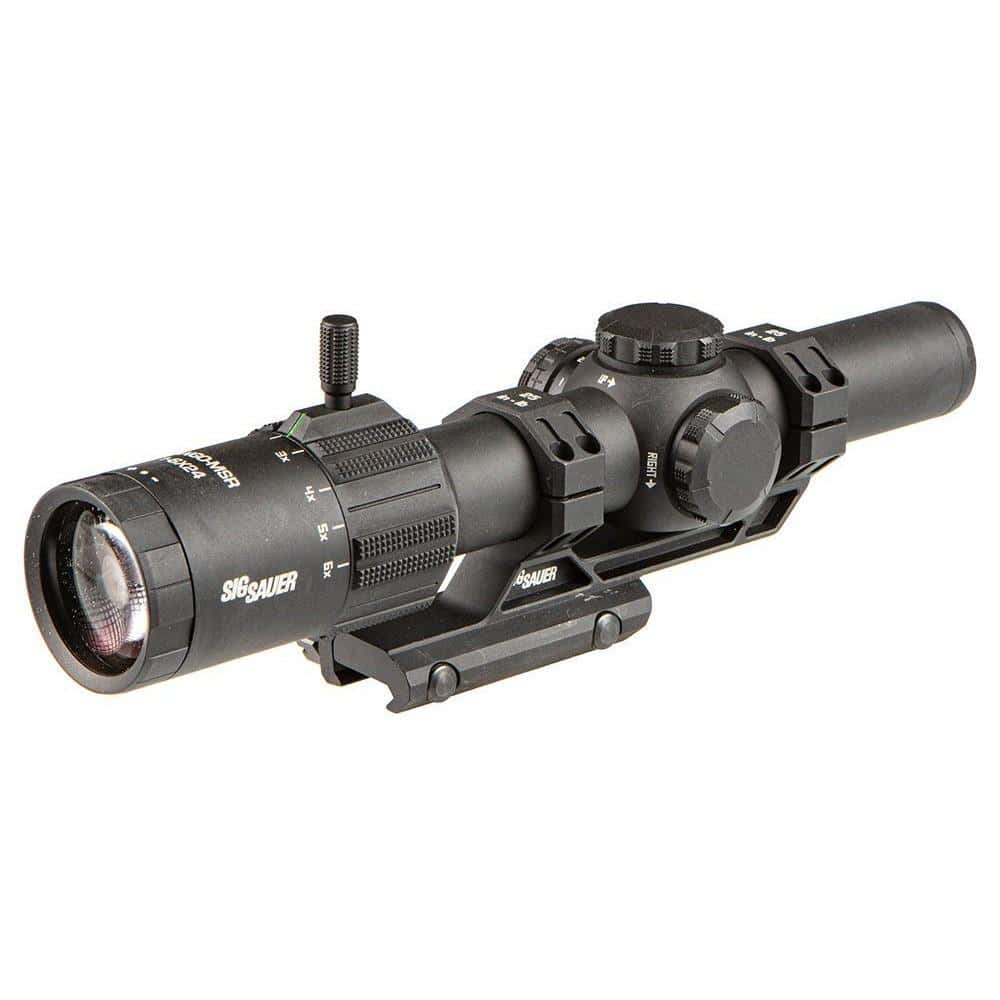 Sig Sauer Tango-MSR LPVO Rifle Scope 1-6x24 30mm FFP Illum MSR BDC6 Reticle Black