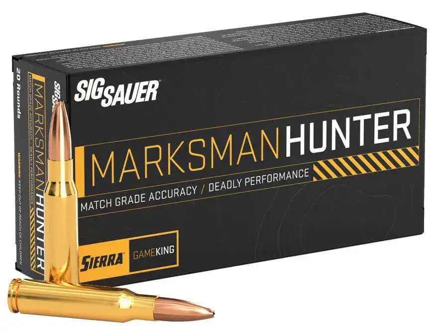 SIG SAUER MARKSMAN HUNTER GAMEKING 30-06 SPRINGFIELD 165G 20RD BX 200RD CASE - Image 2