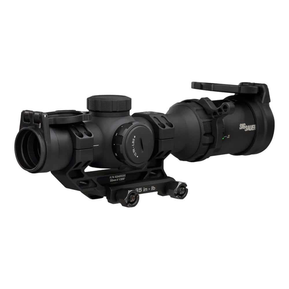 Sig Sauer Tango-MSR Compact Rifle Scope 1-8x24mm 30mm SFP BDC8 Illum Black with Mount