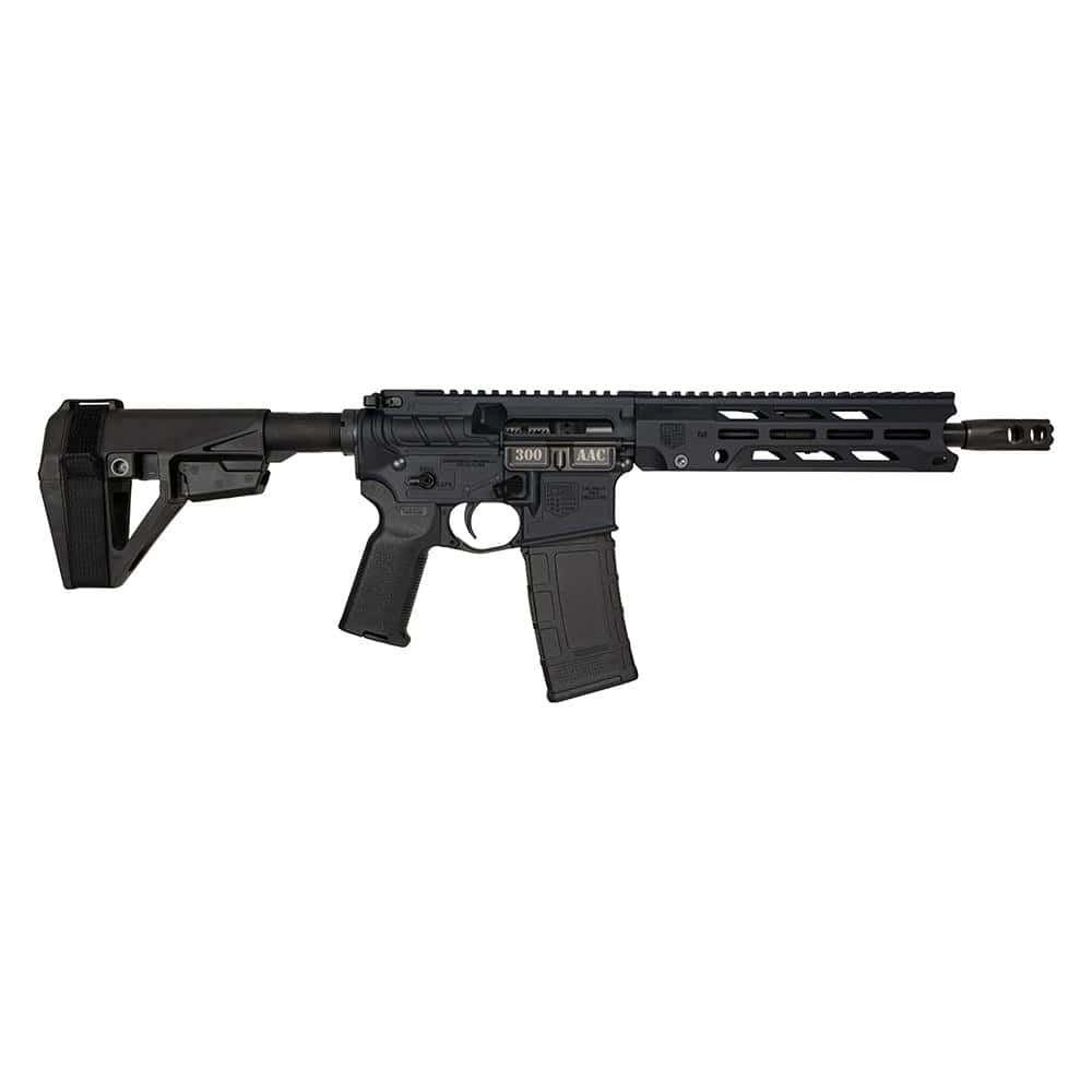 Diamondback DB15 Handgun 300Blk 30rd Magazine 10" 5/8x24 Threaded Barrel Black with SBA5 Brace